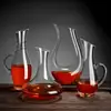 Decantador para Vinho Tinto, Decantador de Vidro de Cristal, Dispensador de Vinho de Luxo para Uso Doméstico e Comercial, Jarra para Vinho e Licor