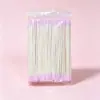 Hisopo de algodón de doble punta para limpieza de uñas, hisopo de algodón puntiagudo, hisopo de algodón blanco de doble punta multifuncional para maquillaje, herramienta de limpieza