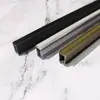 Barra de Ropa de Aleación de Aluminio para Armario, Base de Brida Universal, Barra Espesa para Secado de Ropa, Barra de Armario Silenciosa, Perfil de Aluminio