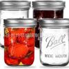 Comércio Exterior Pote de Vidro Transparente Tipo Mason Pote Doméstico para Armazenamento Pote de Geleia Pote Selado Frutas Enlatadas Garrafa de Vidro Atacado Fábrica