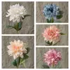 Pared Artificial de Flores de Rosa, Dalia de Ensueño Estrellado de Tallo Único, Decoración del Hogar, Ramo, Flores Artificiales, Estilo Ins, Transfronterizo
