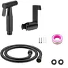Set de Pistola Rociadora para Inodoro de Acero Inoxidable Transfronteriza, Boquilla Potenciadora de Grifo Bidet, Pistola Rociadora para Inodoro, Cabezal de Ducha
