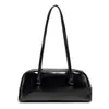 Nova Bolsa Transfronteiriça Versão Coreana 2025 Cor Sólida Simples Bolsa de Mão Bolsa de Ombro para Mulheres, Bolsa de Ombro Casual Moda Versátil Fofa