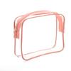 Bolsa de Maquiagem Transparente à Prova d'Água em PVC Portátil para Viagem Necessaire Cosméticos Armazenamento Multifuncional Ponto Venda Atacado Pode Ser Personalizado