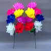 Flor de Varrer Tumbas em Varrer Tumbas Simulação Crisântemo Peônia 9 Cabeças 7 Cabeças Arranjo de Flores Sacrifício Flor de Plástico Flor Decorativa de Cemitério