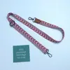 Cordão Huayang personalizável estilo étnico bordado longo ajustável para celular, alça portátil anti-perda para garrafa de água e bolsa