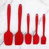Raspador de silicone direto da fábrica 5 pedaços de creme de bolo espátula pasta de escova de mistura faca ferramenta de cozimento