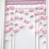 Cortina de Puerta con Velcro Adhesivo sin Perforaciones para Habitación Infantil con Puntadas Divertidas, Amor, Hogar, Cifrado, Partición