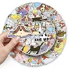 50 pegatinas originales de cachorros aturdidos, lindas y divertidas, dibujadas a mano, impermeables, decorativas, para planificador DIY