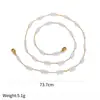 Blogger de moda transfronteriza de Europa y Estados Unidos con exquisita cadena de perlas hecha a mano, cadena para gafas, cadena para mascarilla, cadena multipropósito