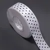 Fita de Poliéster Estilo Coreano com Bolinhas Material para Laço DIY Presilha de Cabelo Material para Laço de Bolo Bouquet Laço para Alça de Bolsas
