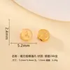 Nueva Cuenta Budista de Plata 925 Chapada en Oro Estilo Chino con Agujero Cuadrado Trasero Separador de Nube para Pulseras y Accesorios de Joyería DIY
