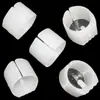 Patas de Silla Anti-Desgaste Almohadilla de Goma para Suelo Tipo Cubierta Abierta para Pie Cubierta de Plástico para Pie Almohadilla para Pies de Silla de Oficina Taburete Redondo Acero Inoxidable