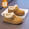 2026 Inverno Batatinha Sapatos Menina Doce Tendência Sapatos de Algodão Estilo Coreano Espessados Quentura Unissex Criança Versátil Sapatos Birkenstock