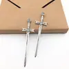 Accesorios para Joyería de Aleación DIY Espadas y Dagas de Plata Retro del Tíbet 6 Estilos de Accesorios para Espada Larga Cosplay Espadas Occidentales