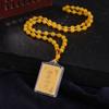 Colar Mantra Shurangama Pingente Mantra Shurangama Pingente Escritura Joia Pequena Pingente Protetor para o Corpo