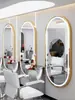 Espejo de Mesa para Salón de Peluquería de un Solo Lado Especial para Salón de Peluquería Espejo de Barbería Montado en Pared LED Personalizable Popular para Permanente y Teñido
