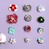 Parches Florales de Lentejuelas Hechos a Mano en Stock, Apliques Florales de Lentejuelas y Perlas para Decoración de Ropa, Sombreros, Bolsos, Zapatos y Adornos
