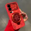 El soporte Baifutu es adecuado para la funda del teléfono Apple 17Promax iPhone16/15Promax Rojo P80 Diseño Creativo