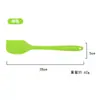 Espátula de silicona de grado alimenticio, espátula de silicona integrada resistente a altas temperaturas, herramienta para hornear crema para pasteles de silicona con todo incluido