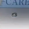 Aretes Hélice Hueso del Oído Colgante Copo de Nieve Cruz Azul Acero de Titanio Aro de Oreja Cruzado en forma de U Apilados con Aretes Azules Dobles de Nicho para Mujer