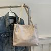 Bolsa de Ombro Casual de Grande Capacidade Estilo Coreano Bolsa de Ombro Casual Bolsa Feminina 2024 Outono e Inverno Nova Chegada Sacola Feminina