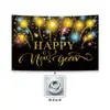 Banner de Año Nuevo 2027 Personalizado Fondo Feliz Año Nuevo Amazon Fiesta en Casa Bandera para Fiesta al Aire Libre