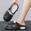 Tamanco Masculino Grande Tamanho 48, Novos Calçados de Praia Eva Antiderrapantes de Verão para Exterior, Sapatos Casuais Simples para Jardim, Atacado