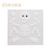 Calcomanías de Gel para Ventana de Halloween Juguetes para Niños Gel Suministros para Vacaciones Calcomanías para Refrigerador Pared Lisa