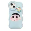 Funda para teléfono A-Dai Xiaoxin Adecuada para iPhone 17 Pro Max iPhone 15 Soporte Doble 16 Lindo Dibujo Animado 14