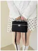 Bolsa Caixa Versátil Feminina Modelo 2026 Mini Bolsa de Ombro Transversal Textura Lichia Bolsa Quadrada Pequena de Mão Tendência