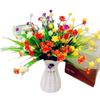 Ramo de Camelia Venta al por Mayor Mesa de Té Arreglo Floral Artificial Flor Artificial de Plástico Fotografía de Boda Día de San Valentín Flor de Rosa Flor Artificial de Camelia