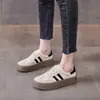 Zapatos de Entrenamiento de Cuero Genuino para Mujer 2026 Primavera Nuevo Estilo Zapatillas Deportivas de Suela Gruesa para Mujer Zapatos Casuales Retro para Mujer