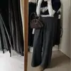 Pantalones de Punto Anchos para Mujer Otoño/Invierno 2026 con Cordón Cintura Alta, Pantalones Casuales Sueltos Cómodos y Versátiles para el Uso Diario