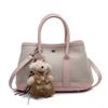 Bolsa de ombro feminina casual, simples, portátil, nova, primavera de 2025, bolsa tote, bolsa transversal
