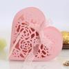 Caja de Dulces Hueca con Láser de Rosa de Cinta Vendida en Amazon Boda Fiesta Cartón de Chocolate Rosa Venta al por Mayor