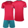 2627 Copa do Mundo Portugal Camisa Titular Nº. 7 Camisa do C Ronaldo Nº. 8 B Fei Conjunto Adulto e Infantil Uniforme de Futebol