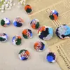 Venta directa de fábrica de bolas de felpa decorativas de colores mixtos para manualidades DIY, bolas de felpa coloridas de alta elasticidad, grandes y pequeñas, multtamaño