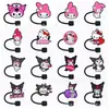 Tapa para pajita Sanrio, funda de silicona de grado alimenticio para pajita, tapa antipolvo para pajita de 10 mm, tapón para pajita de 8 mm