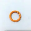 Hebilla de resorte de color, anillo de resorte de aleación de pintura de círculo abierto de metal, cadena para teléfono móvil, cadena para bolso, accesorios hechos a mano