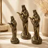 Estátua Ornamento da Deusa Grega da Riqueza Kate para Sala de Estar, Hall de Entrada, Quarto, Escritório, Presente, Decoração Criativa para Desktop