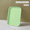 Bandeja Creativa de Trigo Plástico Placa Imitación Madera Rectangular Plato de Té Plato de Cena Hogar Restaurante Plato Difícil Plato para Huesos