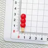 Palillos de Fruta Tanghulu de Color Sólido Adorno de Resina Accesorios Pegamento de Crema DIY Pinza para el Cabello Colgante para Funda de Teléfono