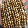 Joyería Anqi, cuentas sueltas de piedra natural con imagen, accesorios de joyería para hacer tú mismo, pulseras, cuentas, collares, venta al por mayor