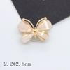 Kwai Sha diamante rosa colgante de gota de aceite transfronterizo perla cristal flor de cinco pétalos mariposa zapatos de agujeros accesorios diy flores para zapatos