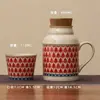 Tetera Pequeña de Cerámica con Esmalte de Ceniza, Gran Capacidad con Tapa para Uso en Casa y Oficina, Adecuada para Preparar Té, con Sello Lo