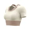 Processamento e Customização de Fábrica, Impressão de Logo de Acordo com Imagens Fornecidas, Aplicação de Etiquetas, Oem/Odm, Color-Blocking, Roupa de Yoga e Fitness Falsa de Duas Peças