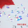 6810Mmab Cuentas de Cristal de Satélite de Color de Agujero Único Platillo Volador Pequeño Materiales para Pulsera DIY Hecha a Mano Estilo Fresco