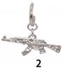 Gabe Europa y Estados Unidos anillo para el ombligo de pistola transfronterizo aretes en forma de corazón letras anillo para el ombligo Corona de Sol joyería para perforación no porosa