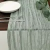 Mantel de Gasa Rosa Tela Arrugada Banderín de Mesa Tela Arrugada Boda Gasa Bali Retorcida Tela Arrugada Decoraciones para Fiesta de Cumpleaños Boda